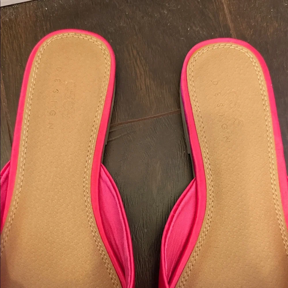 ASOS Fuchsia Bow Mules - Picture 3 of 7